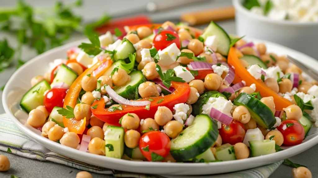 Mediterranean Chickpea Salad