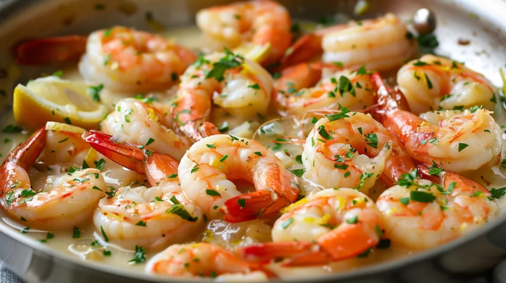 One-Pan Lemon Garlic Shrimp
