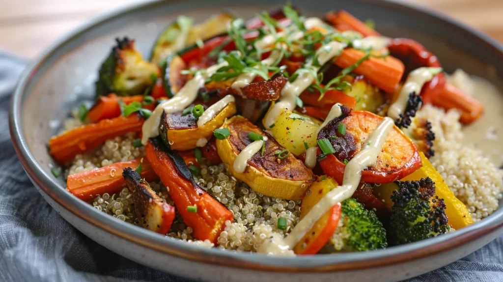 Roasted Vegetable Quinoa Bowl
