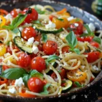 Roasted Veggie & Feta Pasta