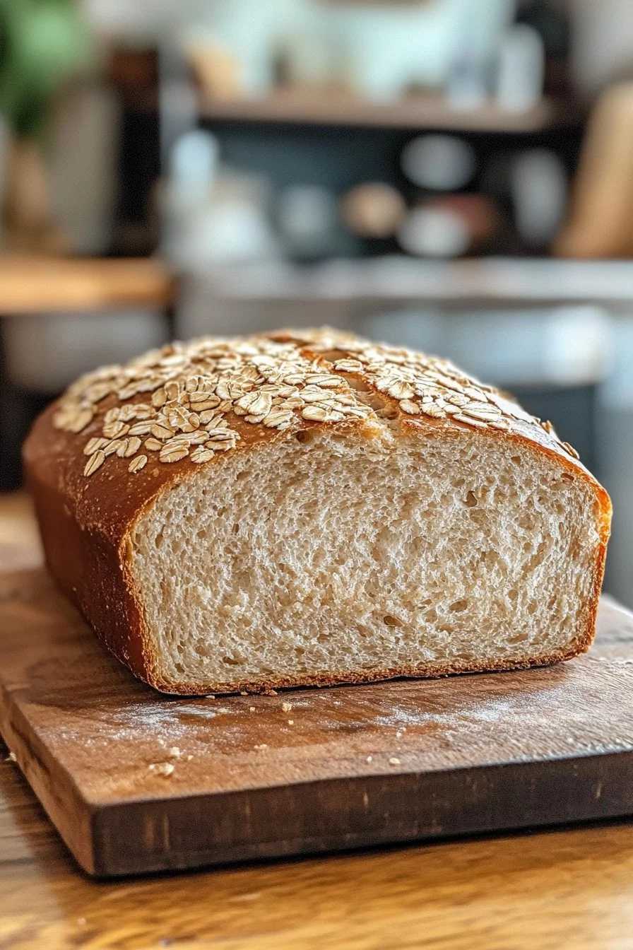 Honey Oat Sourdough Bread Recipe
