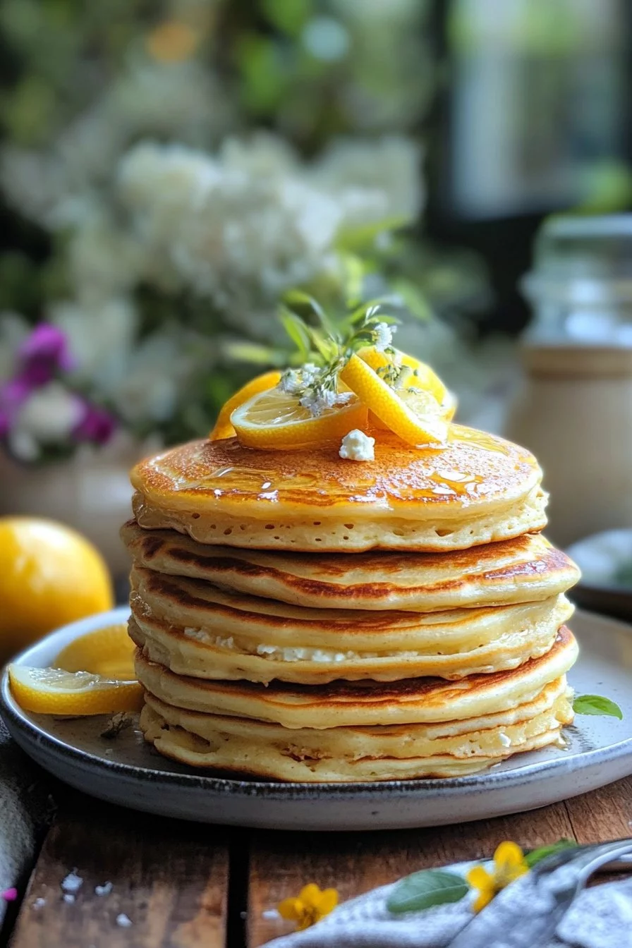 Lemon Ricotta Pancakes