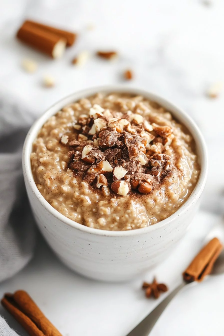 Cinnamon Roll Overnight Oats
