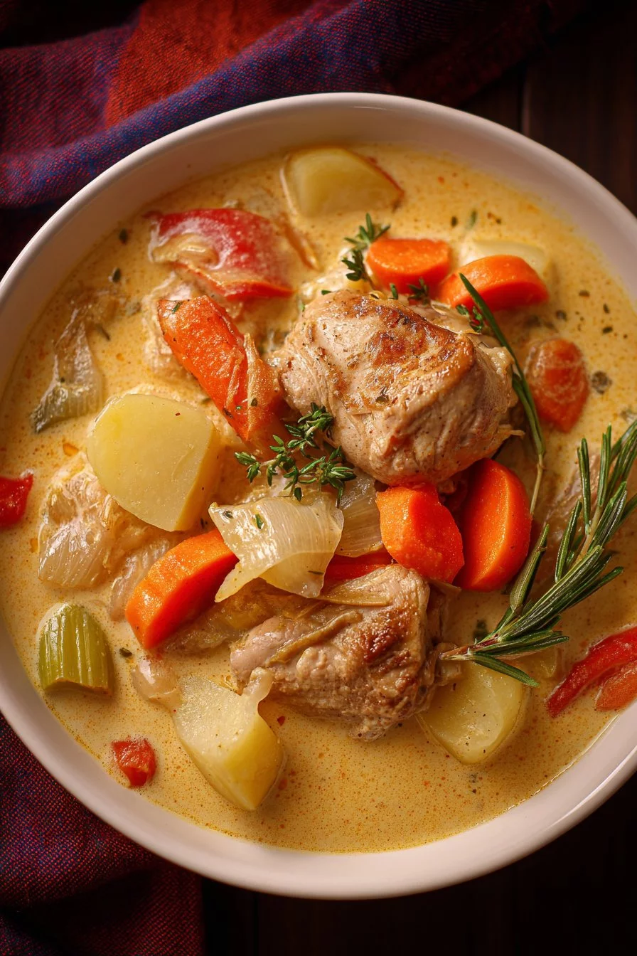 Creamy Chicken Stew Without the Cream
