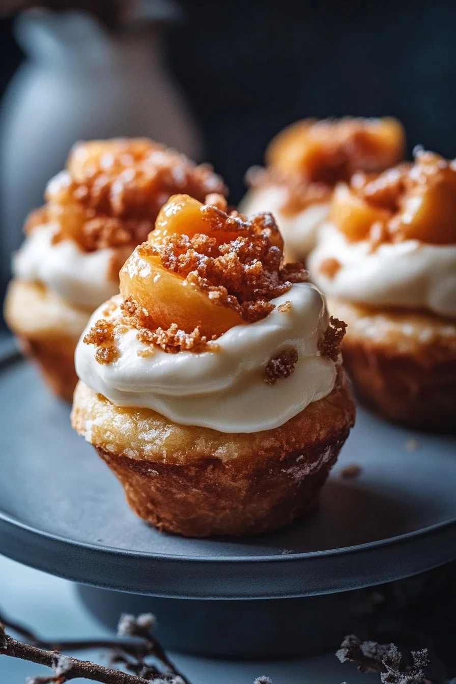 Peach Pie Cruffins Recipe