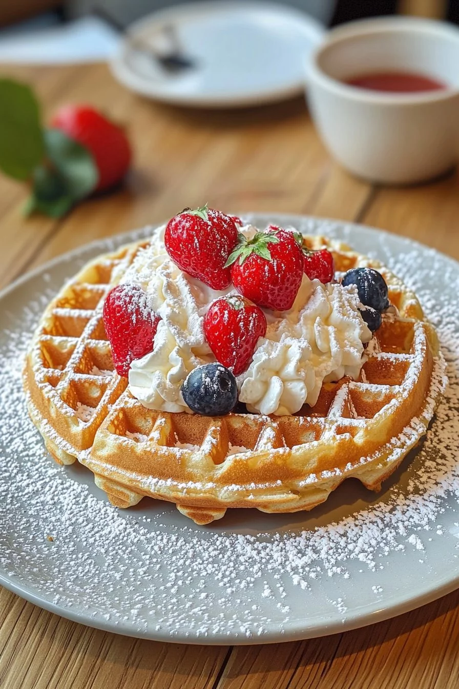 Easy Belgian Waffle Recipe
