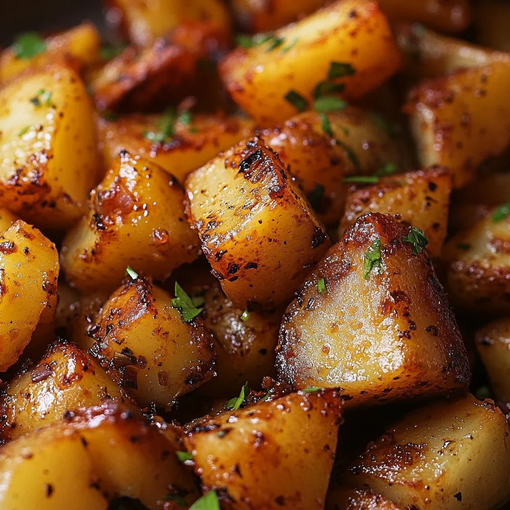 Martha Stewart's breakfast potatoes recipe served in a bowl.