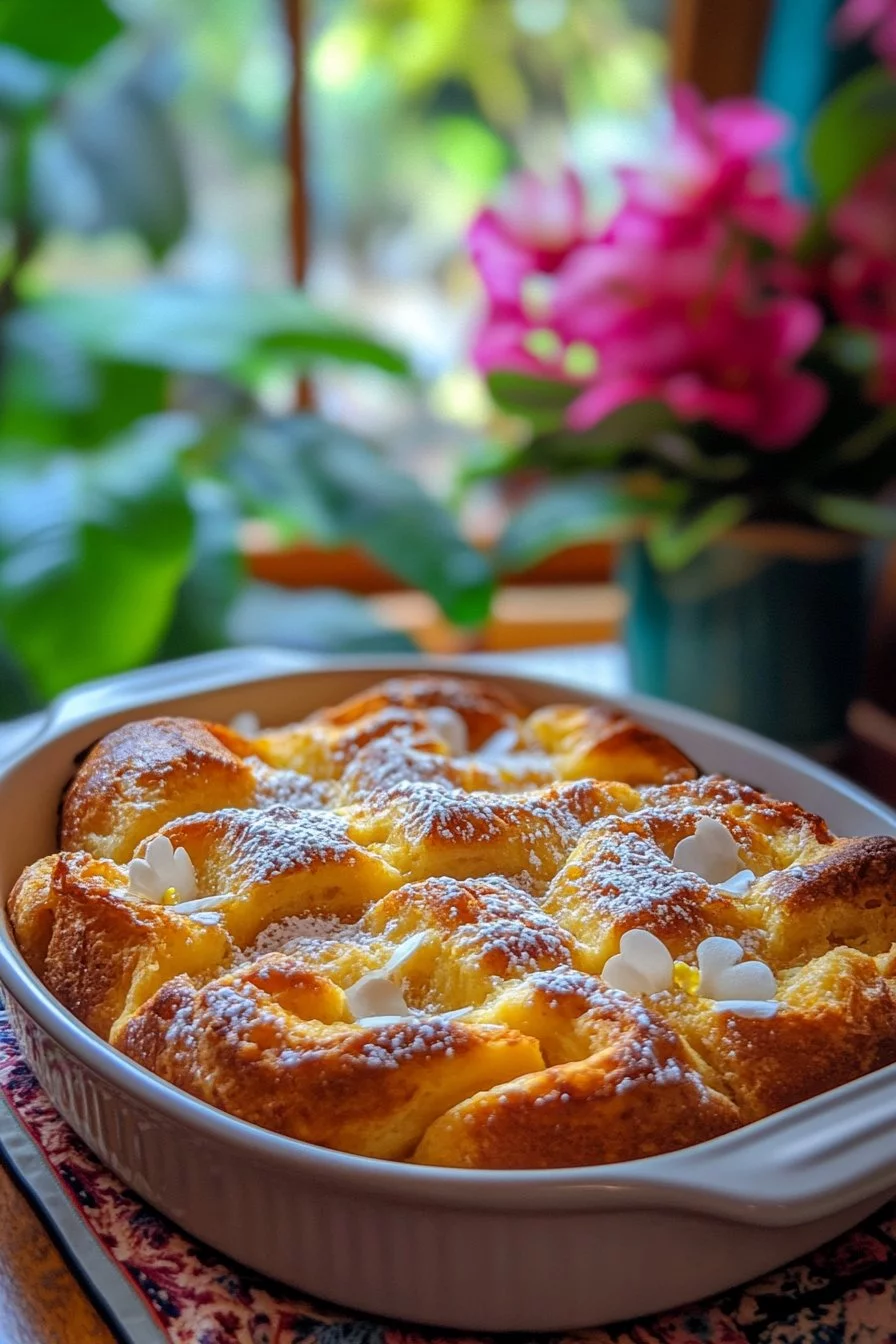 Hawaiian Roll French Toast Bake