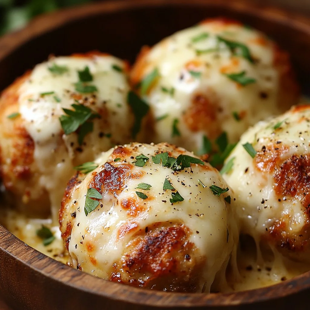 Savory chicken bombs filled with delicious ingredients ready to be served.