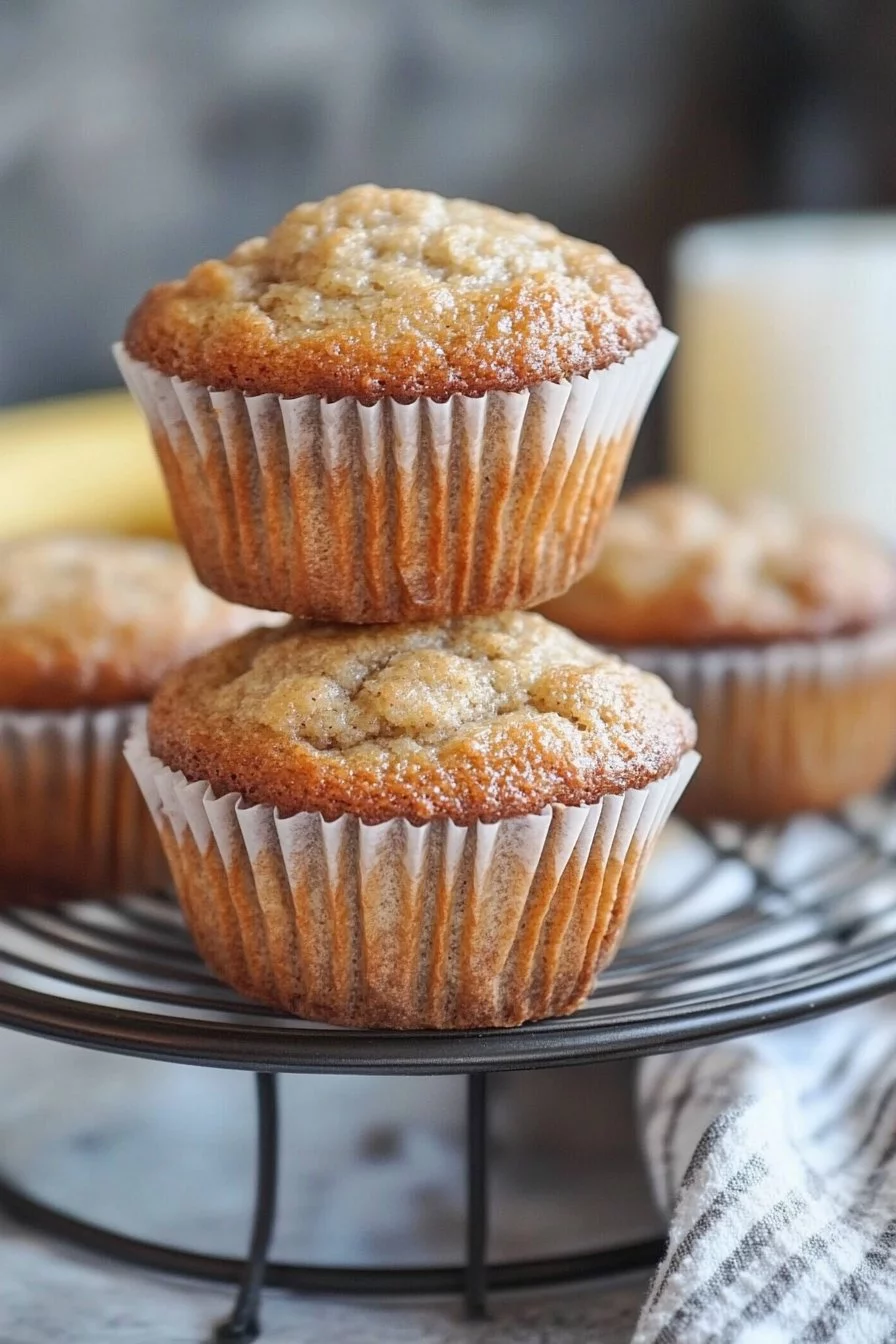 Moist Banana Bread Muffins