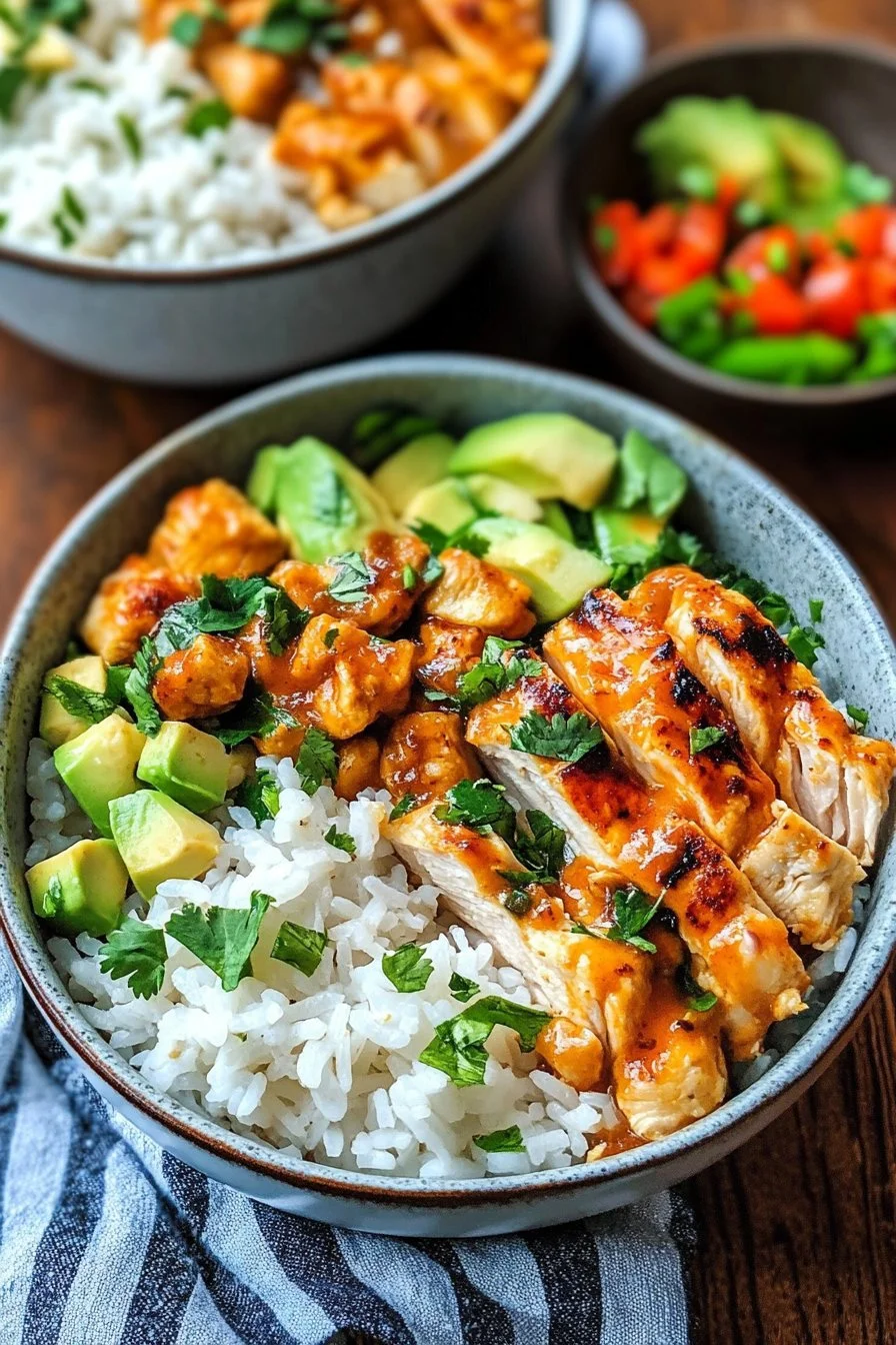 Coconut Chicken Rice Bowl