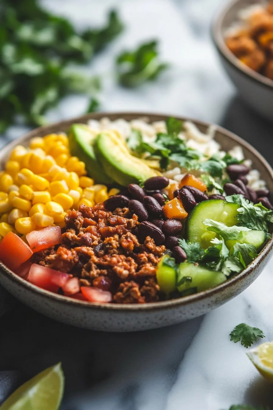 Healthy Turkey Taco Bowl