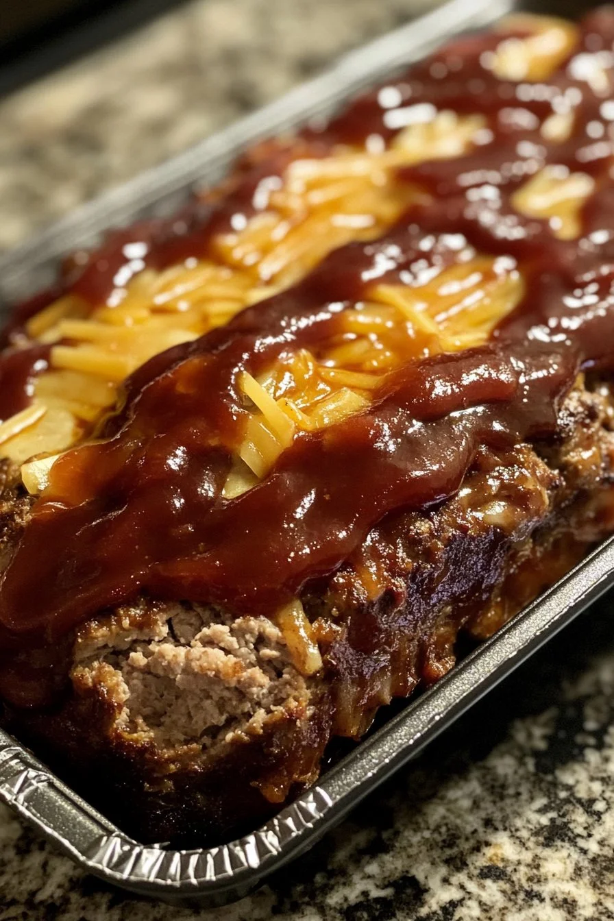 BBQ Cheddar Meatloaf