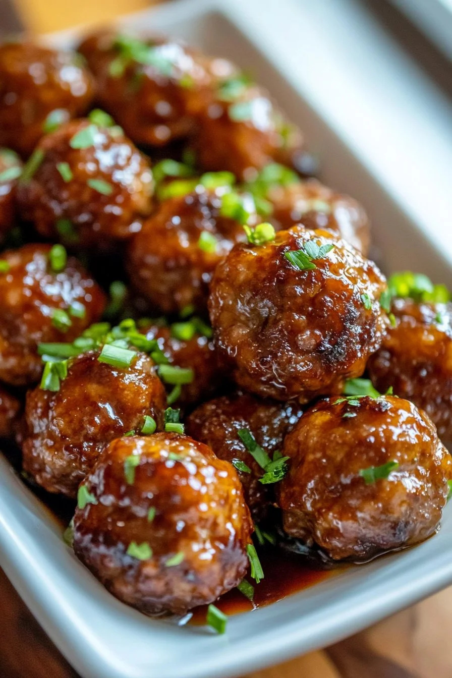 Healthy Apple Cider Turkey Meatballs
