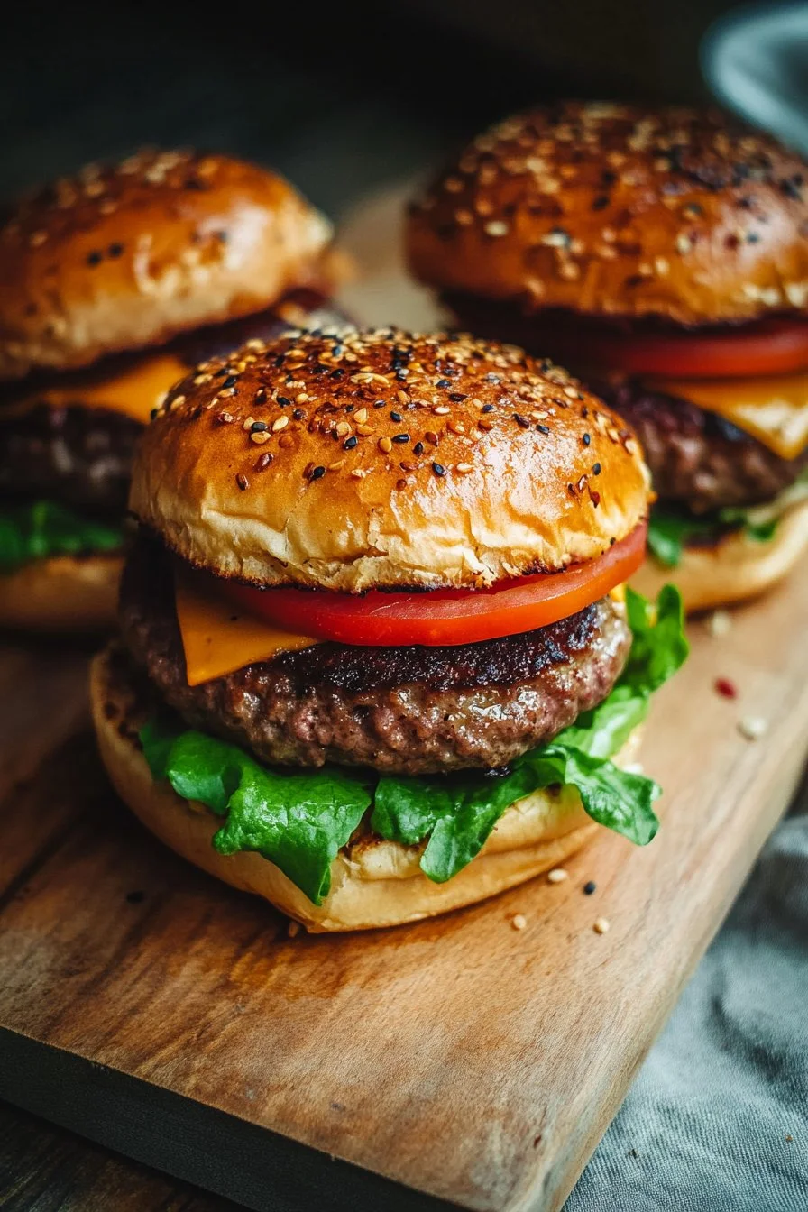 Homemade Hamburgers