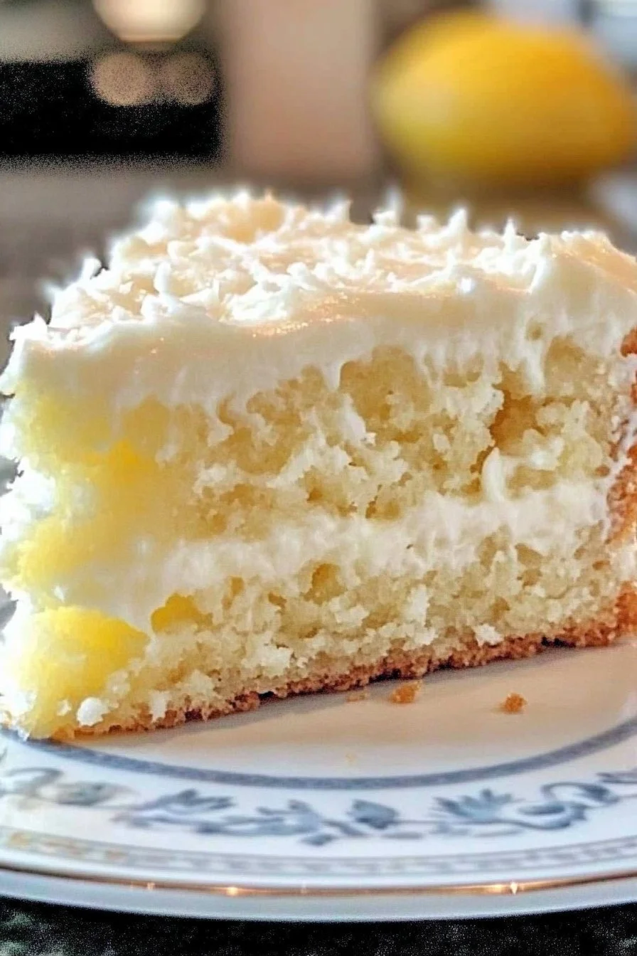 Lemon Coconut Neiman Marcus Cake