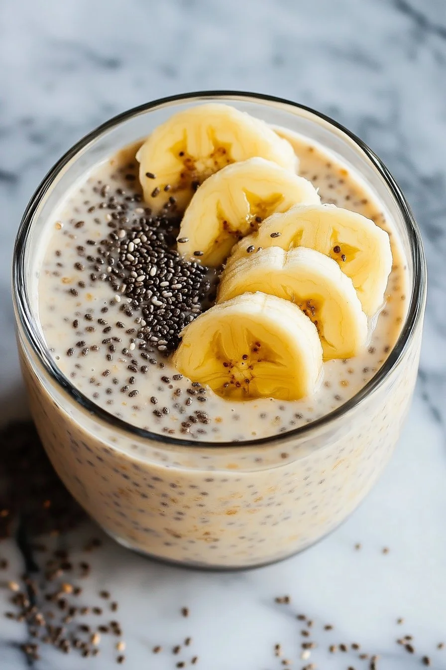 Banana Coconut Milk Chia Seed Pudding