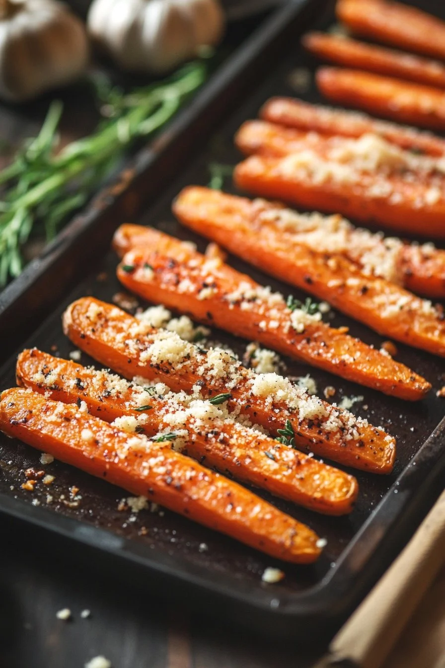 Parmesan Roasted Carrots