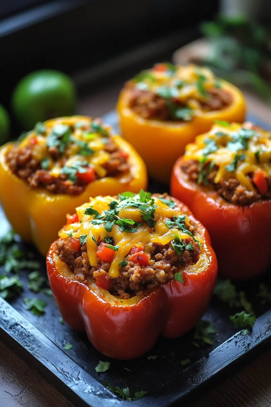 Easy Taco Stuffed Peppers