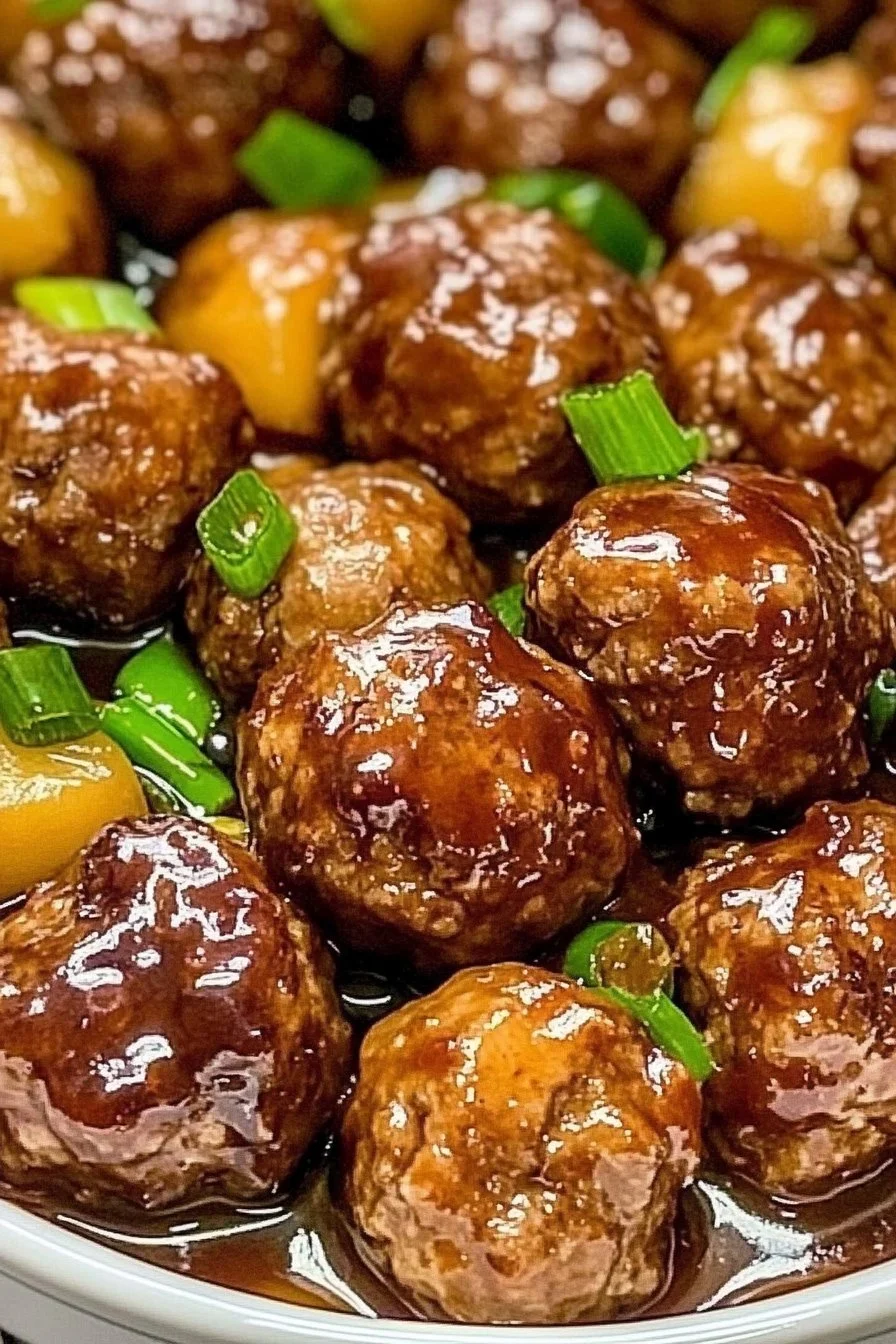 Hawaiian meatballs