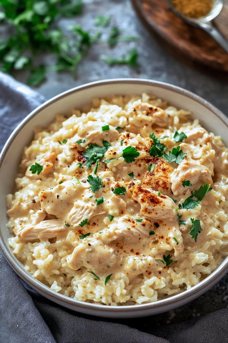 Instant Pot Creamy Chicken and Rice