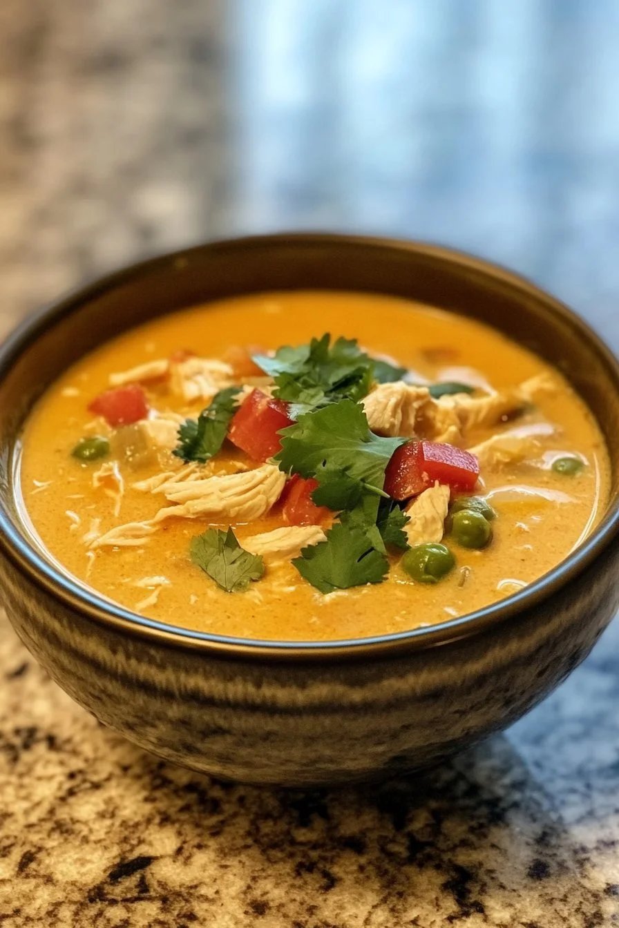 Creamy Chicken Tortilla Soup