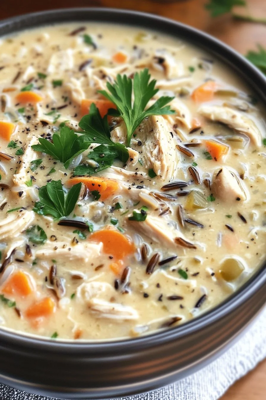 Creamy Chicken and Wild Rice Soup