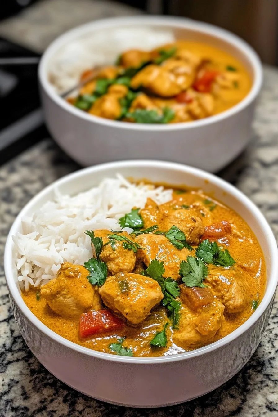Easy & Healthy Coconut Chicken Curry