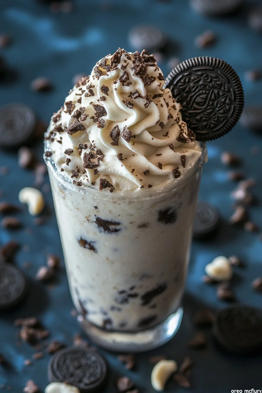 Pov: you make the mcdonald’s oreo “oreo mcflurry” better at home🥤🍪