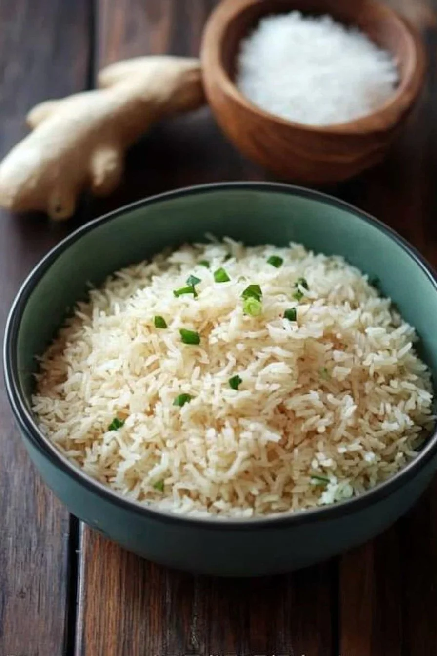 Coconut-Ginger Rice (Gluten-Free, Vegan)