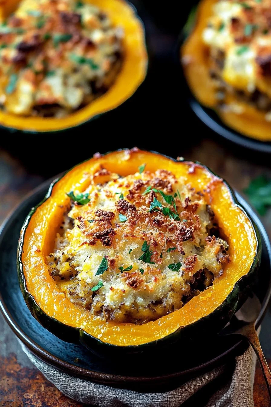 Stuffed Baked Acorn Squash