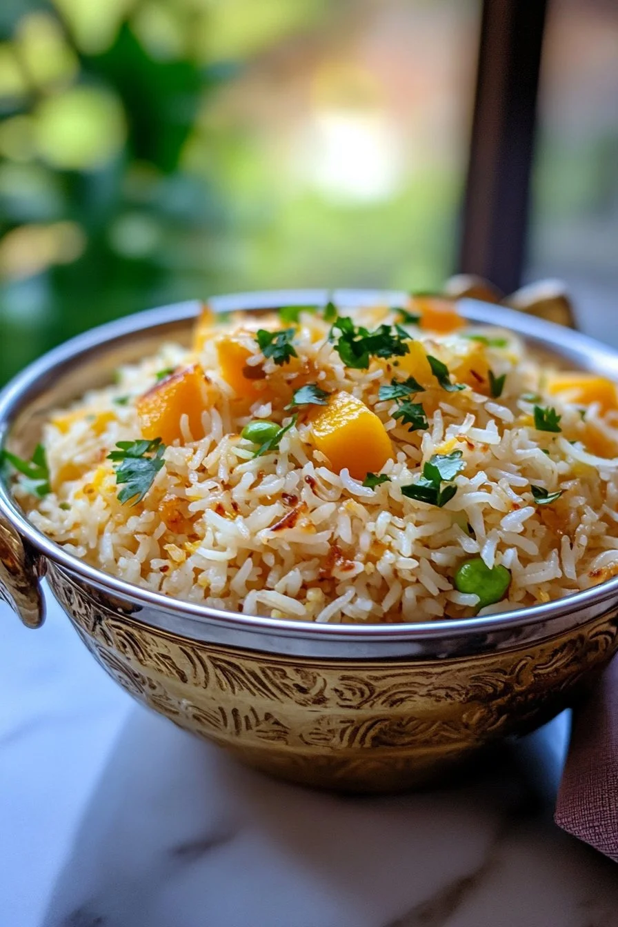 Mango Coconut Rice Recipe
