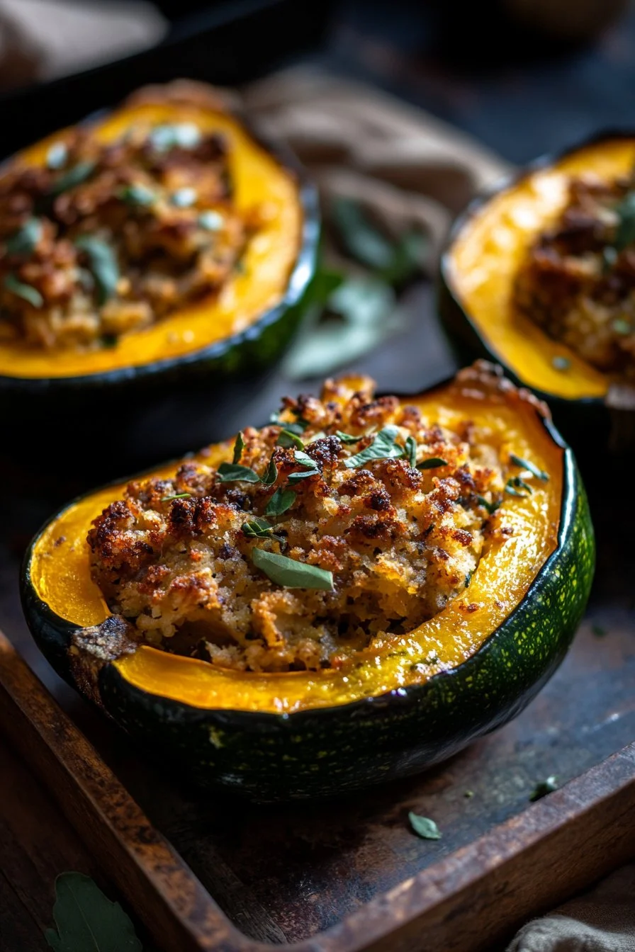 Stuffed Baked Acorn Squash
