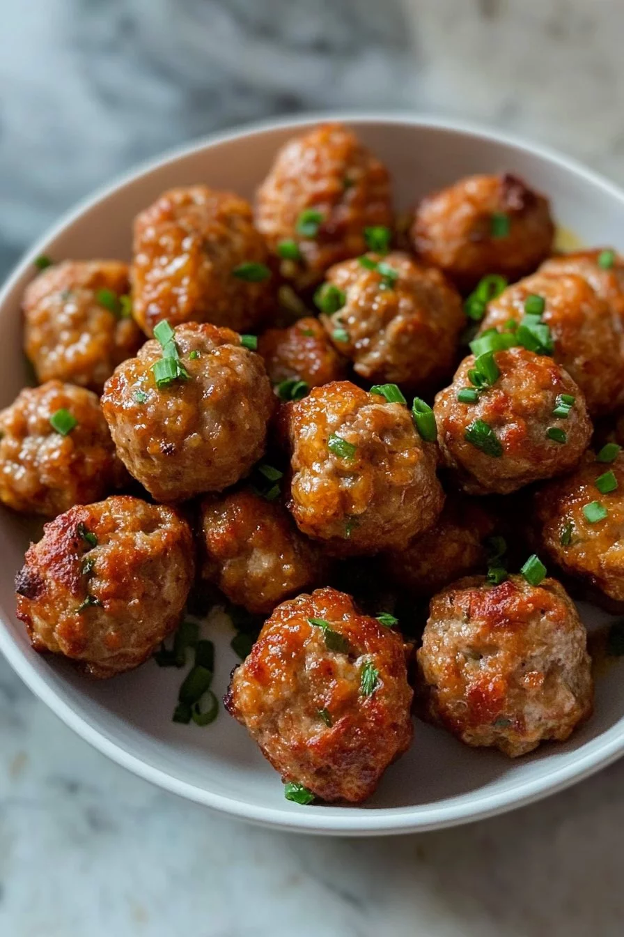 Air Fryer Turkey Meatballs
