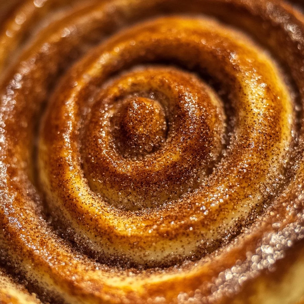Freshly baked soft cinnamon sugar sourdough bread with a golden crust.