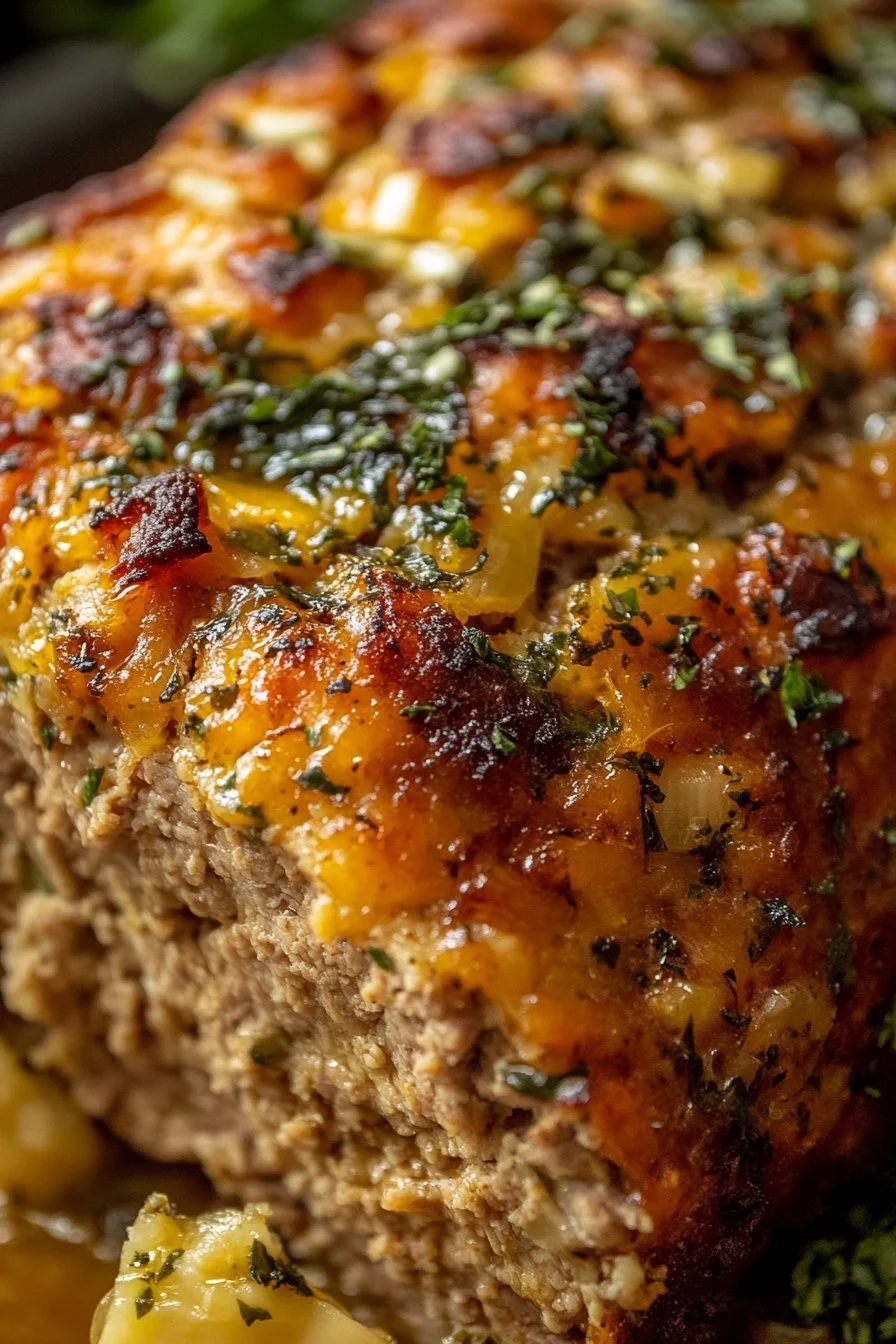 Garlic Butter Turkey Meatloaf Recipe
