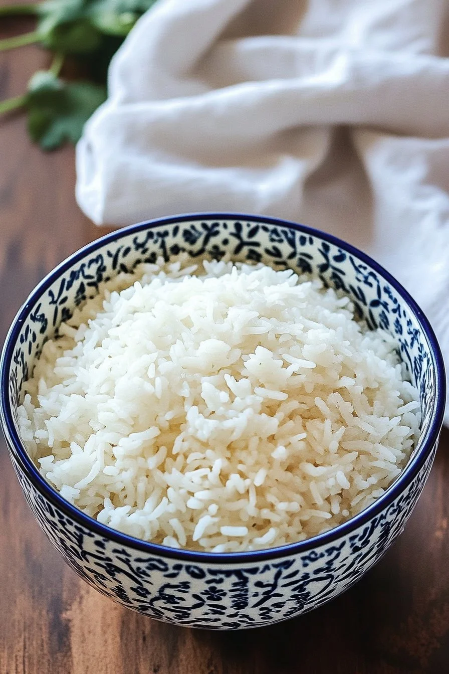 Quick Rice Cooker Coconut Rice