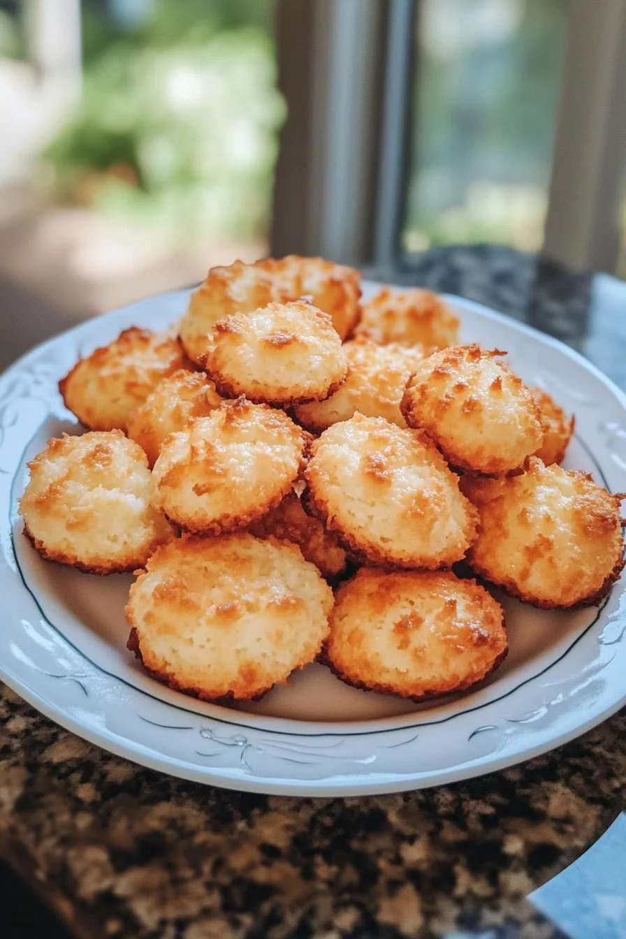 Coconut Macaroons with Condensed Milk