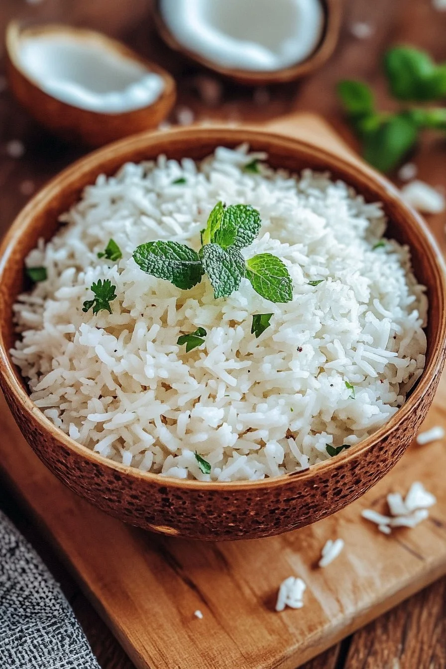 Rice Cooker Coconut Rice