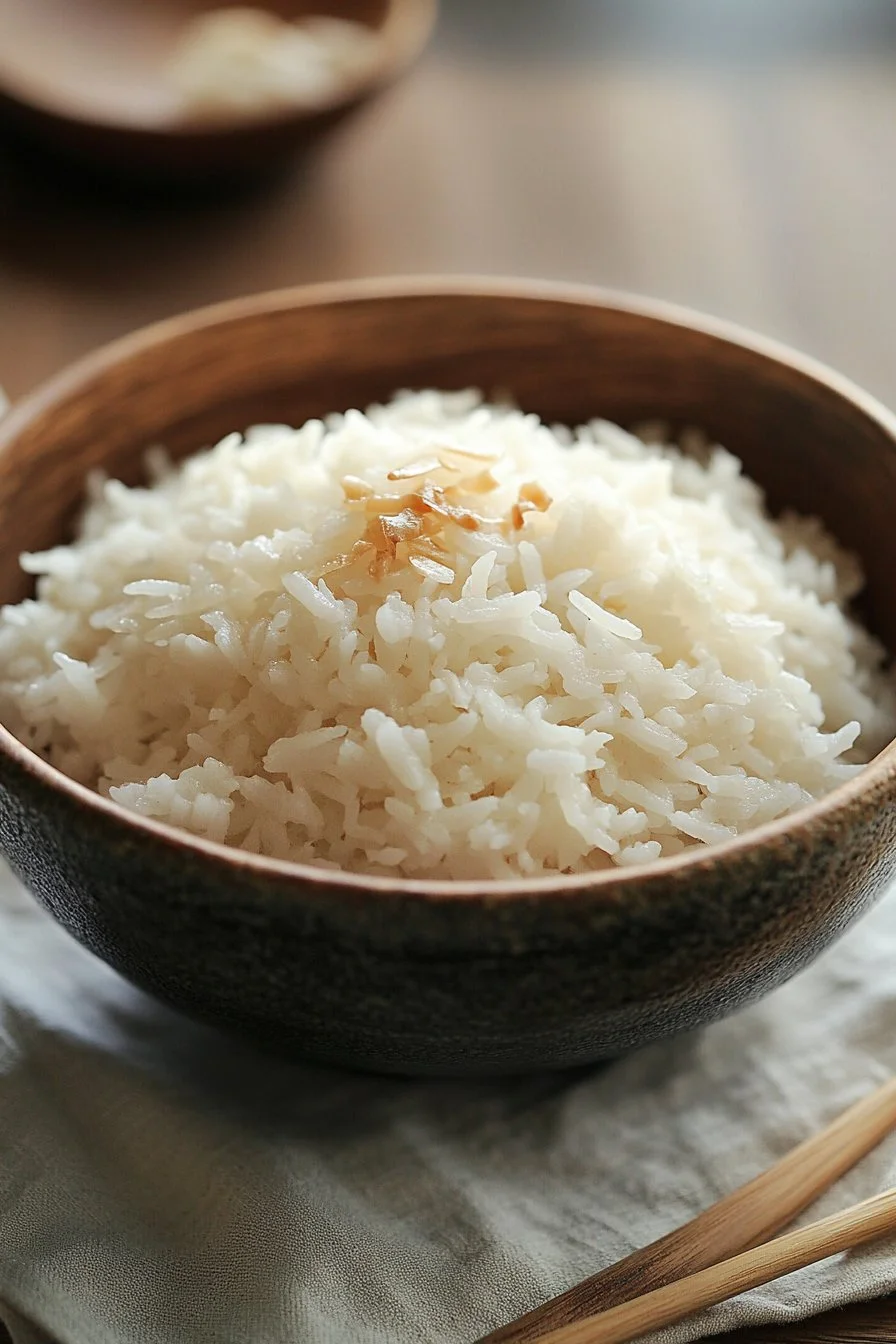 Rice Cooker Coconut Rice