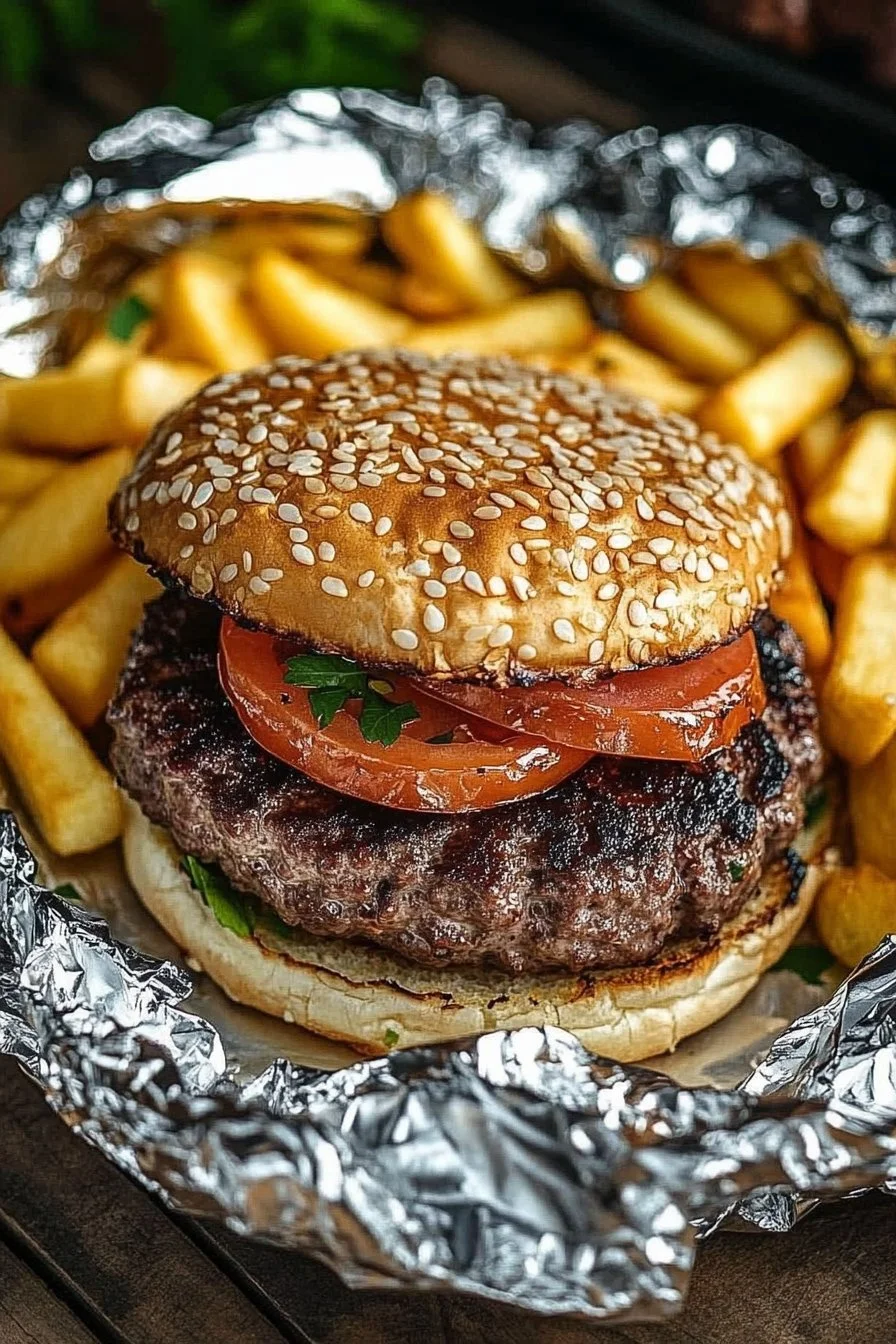 Burger Dinner Foil Packets