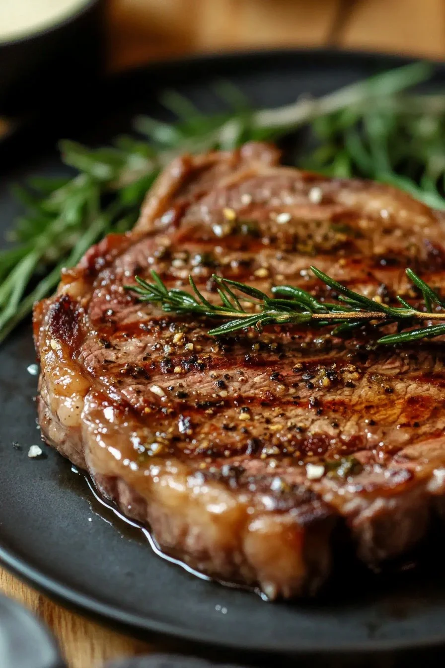 Butter Basted Rib Eye Steak