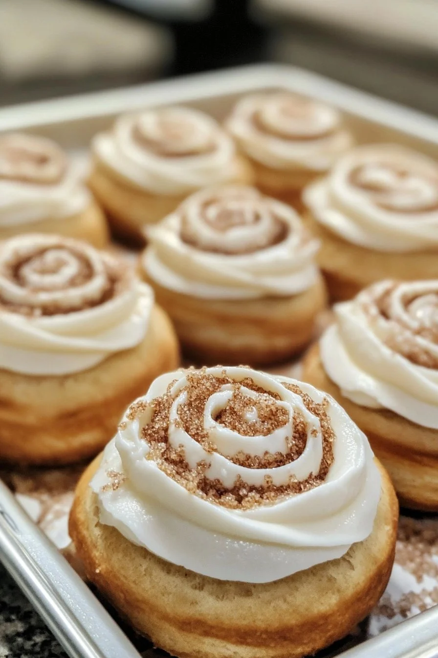 Cinnamon Sourdough Rolls with Cream Cheese Frosting