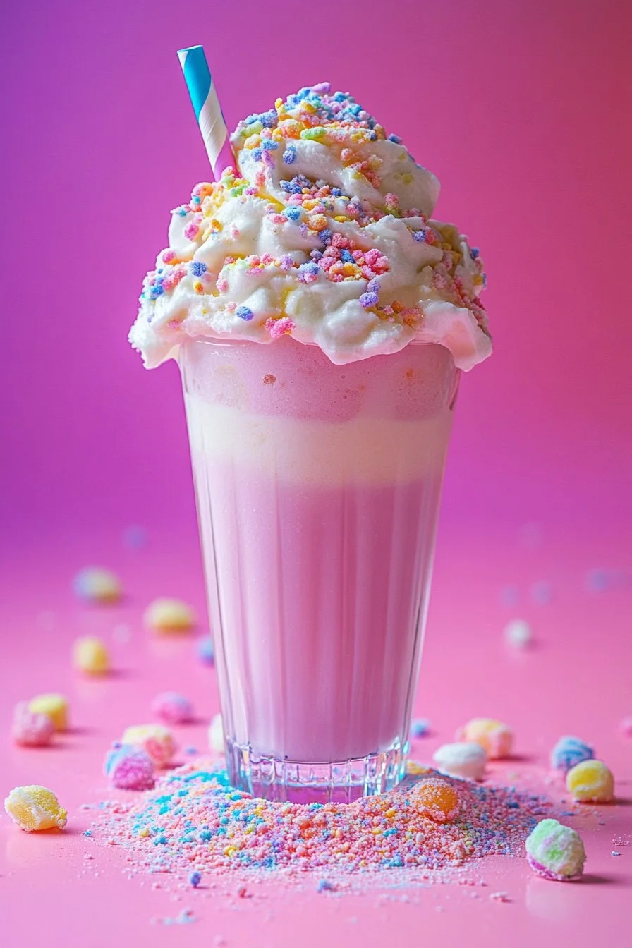 Cotton Candy Milkshake
