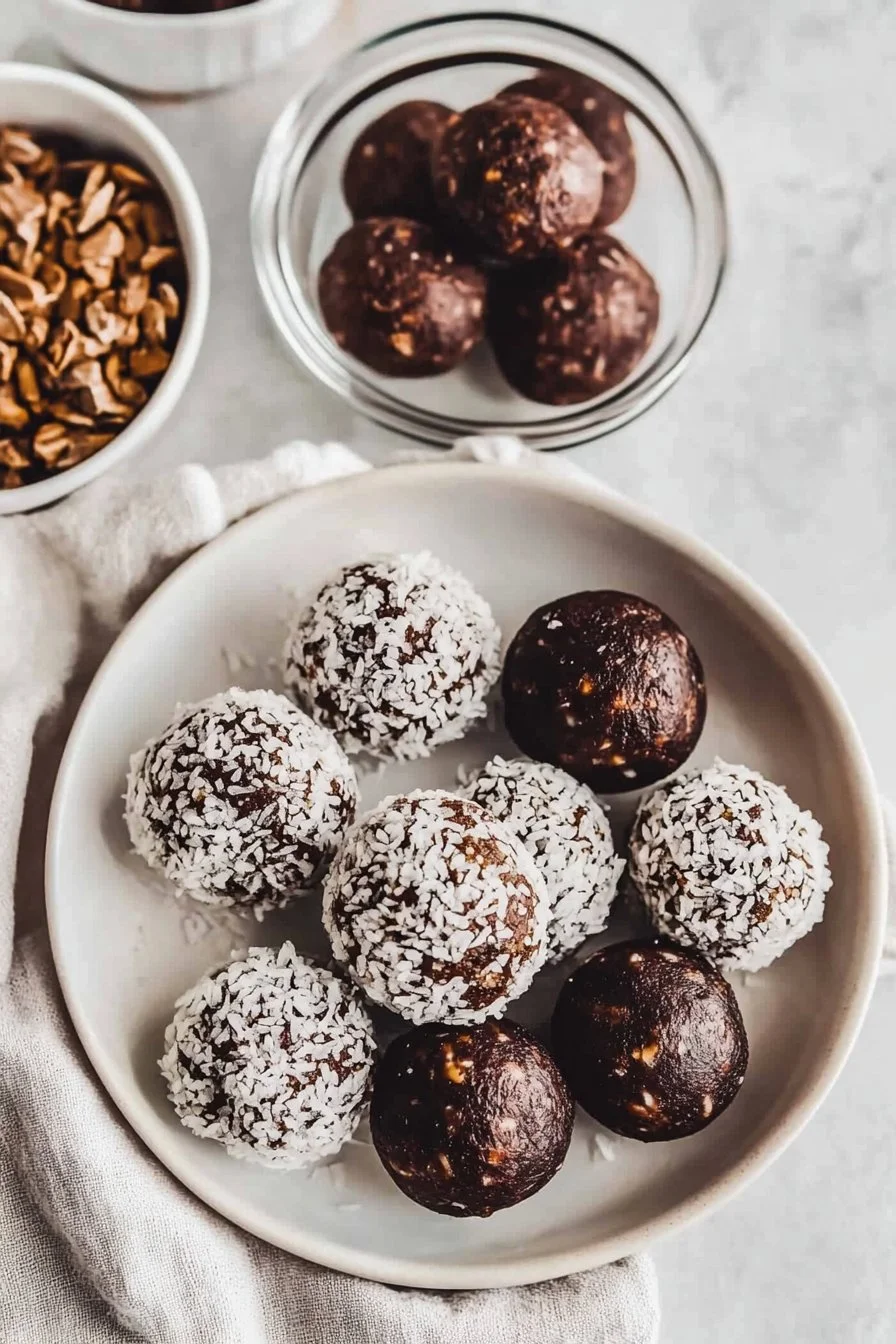 Healthy Chocolate Energy Date Balls