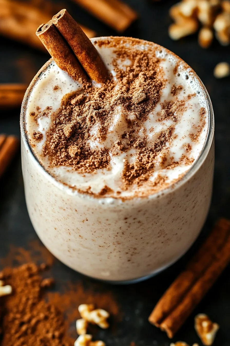 Healthy Cinnamon Roll Protein Shake