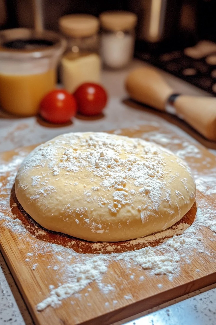 Homemade Sourdough Pizza Dough