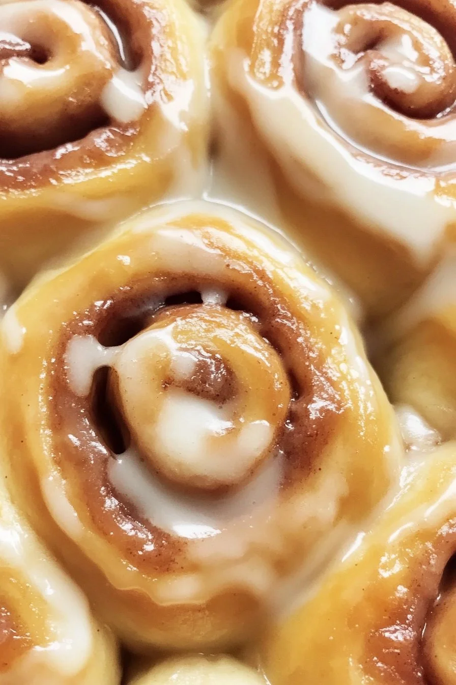 Overnight Caramel Sourdough Cinnamon Rolls