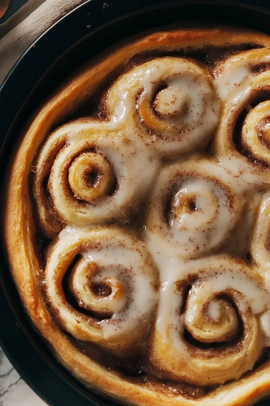 Overnight Sourdough Cinnamon Rolls