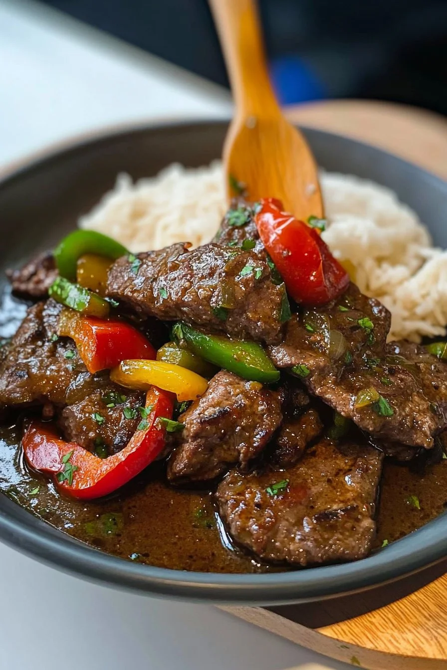 Puerto Rican Pepper Steak